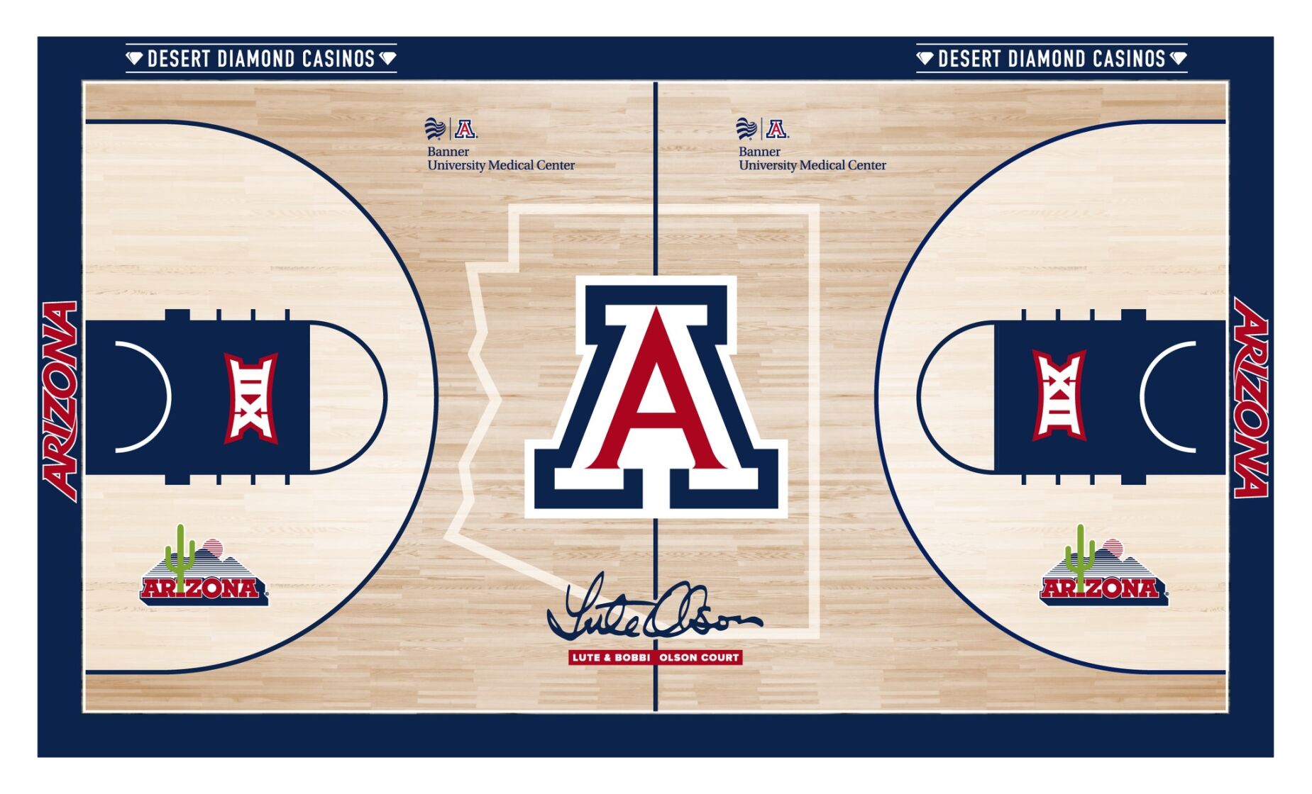 McKale Center court design - Option 3